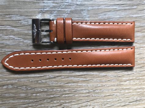 20mm breitling genuine leather strap|Breitling leather strap replacement.